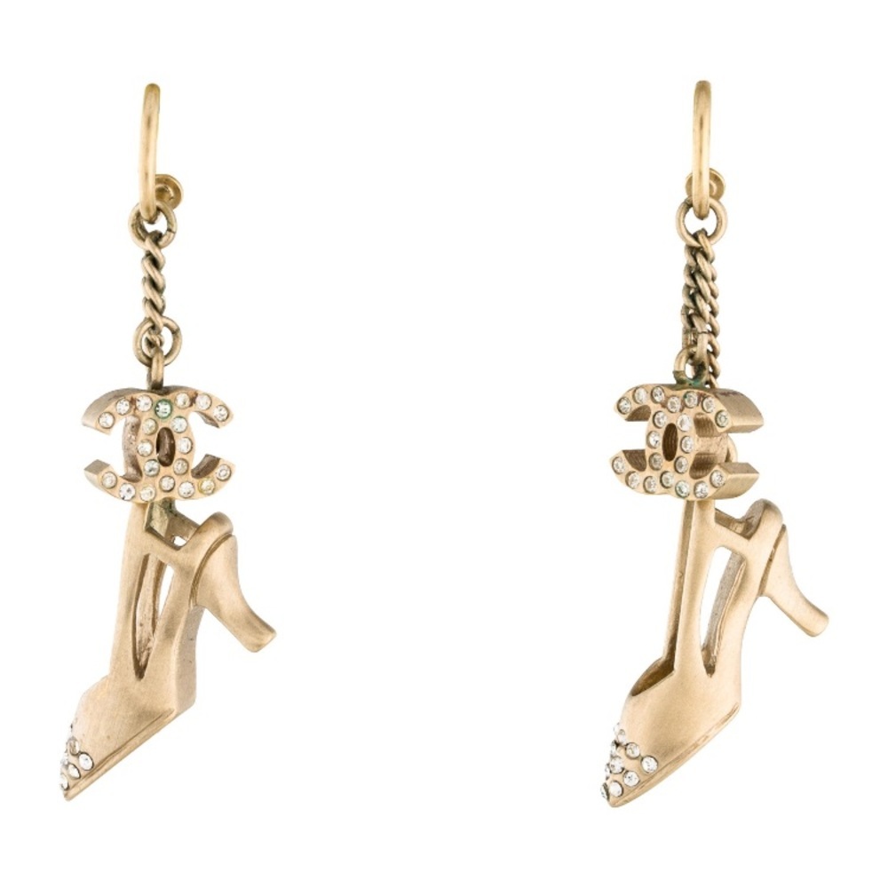 Chanel Shoe / Heels and CC Earrings